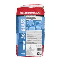 Разтвор Isomat за зидария за стъклени тухли  25 кг, бял, AK-Glass White