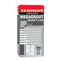 Смес Isomat за саниране на стоманобетонни конструкции с висока течливост 20 кг, сива, Megagrout-inject 2-20