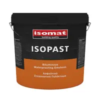 Битумен грунд Isomat на водна основа  5 кг, черен, Isopast