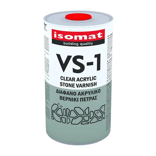 Лак акрилен Isomat за камък  1 л, безцветен, VS-1
