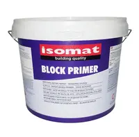 Грунд Isomat за бои и мазилки дълбокопроникващ за замърсени основи 0.75 л, бял, Block Primer