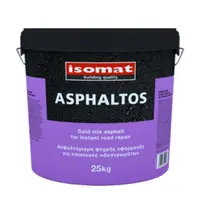 Асфалт студен Isomat черен  25 кг, Asphaltos