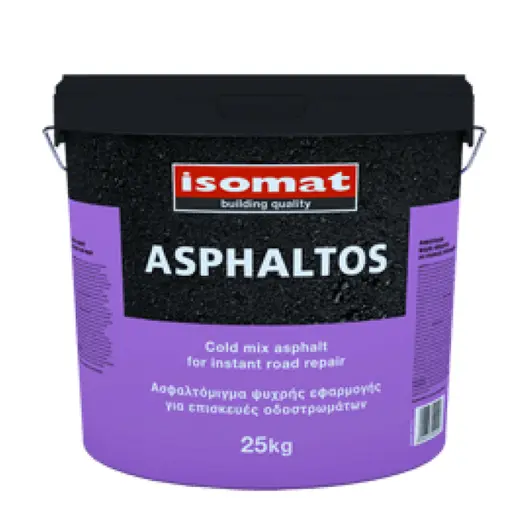 Асфалт студен Isomat черен  25 кг, Asphaltos