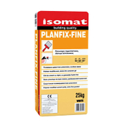 Смес Isomat за саниране на стоманобетонни конструкции за шпакловка до 5 мм 25 кг, бяла, Planfix-Fine - product - 006 IZO3944