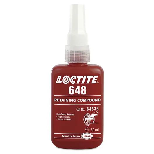 Лепило за метални детайли Henkel анаеробно високотемпературно 50 мл, Loctite 648