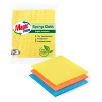 Кърпа Magic Clean абсорбираща домакинска биоразградима  3 бр., 140х140 мм, S