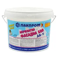 Фасадна боя Lackprom акрилатна  13 кг, бяла, AK-1