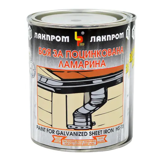 Боя за поцинкована ламарина Lackprom  18 л, 19 кг, кафява, RAL 8004, HS-15