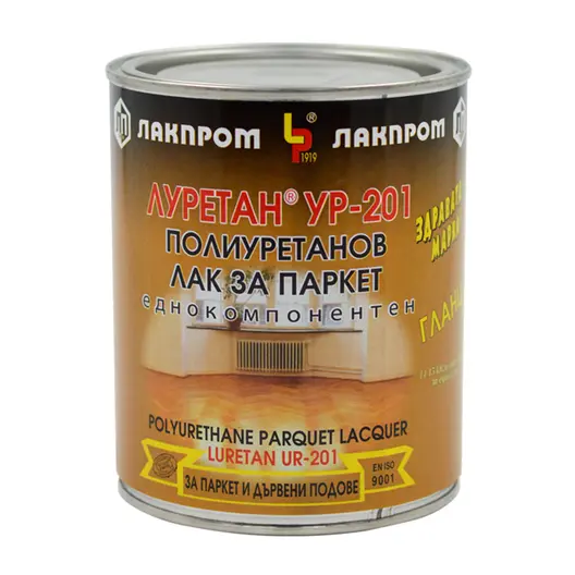 Лак полиуретанов Lackprom за паркет  0.7 л, Luretan UR–201