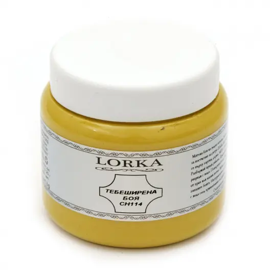 Тебеширена боя Lorka на водна основа  0.2 л, златиста охра, CH114