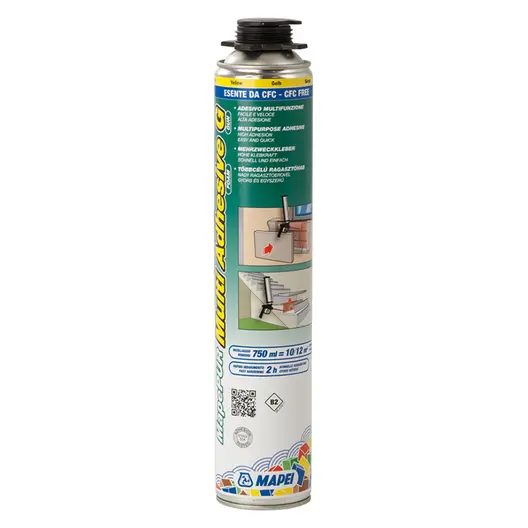 Полиуретанова пяна Mapei пистолетна за изолационни материали  0.75 мл, Mapepur Multi Adhesive Foam G