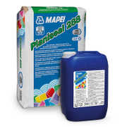 Хидроизолационен шлам Mapei на циментова основа еластичен, двукомпонентен  20 + 5 кг, сив, Planiseal 288 - product - 006 MAP2869