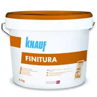 Шпакловка Knauf за гипсокартон готова, фина 6 кг, оранжева, Finitura
