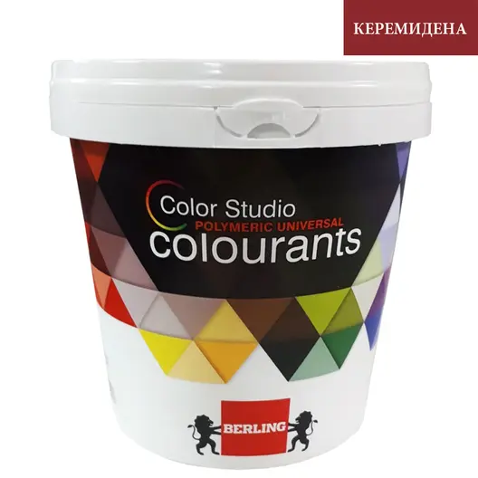 Боя пигментна Berling пастообразна за оцветяване  1 л, керемида, RAL 97492, Color Studio VT