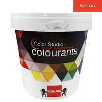 Боя пигментна Berling пастообразна за оцветяване  1 л, червена, RAL 97430, Color Studio PT