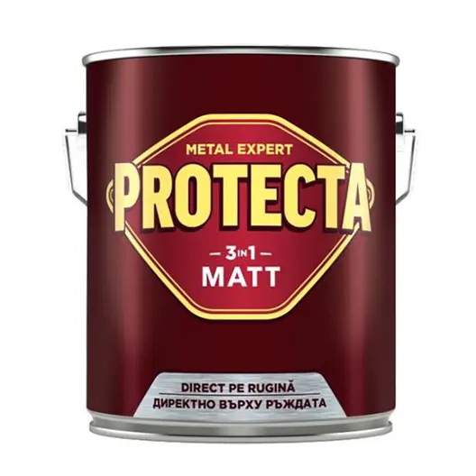 Боя за метал Orgahim 3 в 1 за защита и репаратурни цели  2.5 л, черна мат, Protecta 3in1 Matt