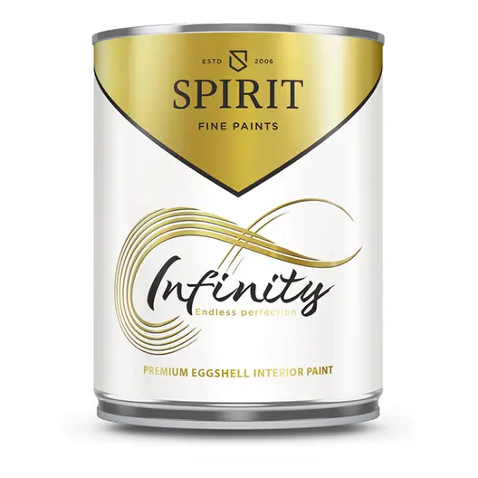 Латексова боя Orgahim антибактериална  1 л, бяла мат, Spirit Infinity Eggshell