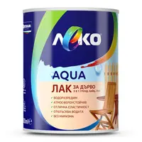 Лак водоразтворим Orgahim лазурен  0.6 л, тик, Aqua