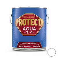 Акрилна боя Orgahim 3 в 1 на водна основа  2.5 л, бяла, RAL 9010, Protecta 3in1 Aqua