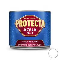 Акрилна боя Orgahim 3 в 1 на водна основа  0.5 л, бяла, RAL 9010, Protecta 3in1 Aqua