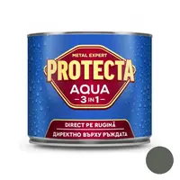 Акрилна боя Orgahim 3 в 1 на водна основа  0.5 л, зелено-сива, RAL 7009, Protecta 3in1 Aqua