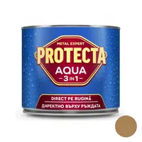 Акрилна боя Orgahim 3 в 1 на водна основа  0.5 л, бежова, RAL 1011, Protecta 3in1 Aqua