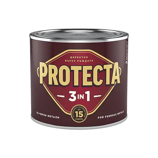 Боя за метал Orgahim 3 в 1 за защита и репаратурни цели  0.5 л, кафява, Protecta 3in1
