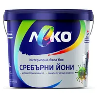 Латексова боя Orgahim антибактериална  15 л, бяла, Leko Ag+
