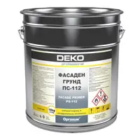 Грунд за фасадни мазилки Orgahim акрилен  3.5 кг, безцветен, Deko PS-112