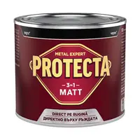 Боя за метал Orgahim 3 в 1 за защита и репаратурни цели  0.5 л, черна мат, Protecta 3in1