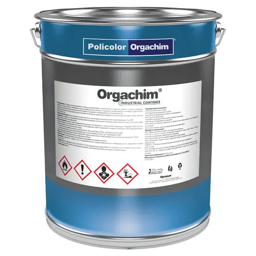 Алкидна боя Orgahim за дърво и метал  гланц, 20 кг, тъмнозелена, RAL 6005, Е 5071