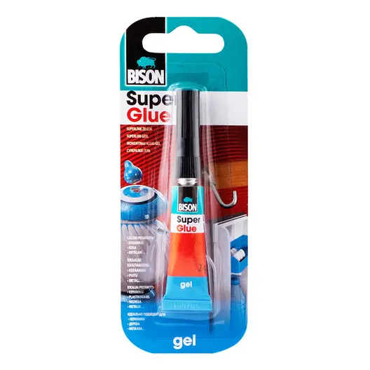 Лепило универсално Bison цианкрилатно секундно  2 г, Super Glue Xtra Power