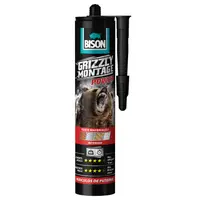Лепило универсално Bison полимерно  370 г, прозрачно, Grizzly Montage Power