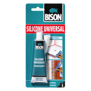 Силикон лепило Bison уплътнително универсално  60 мл, прозрачно, Silicone Universal - product - 006 PRK 128