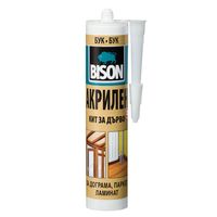 Лепило уплътнително Bison акрилно за дървени фуги  300 мл, бук, Wood Sealant