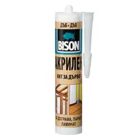 Лепило уплътнително Bison акрилно за дървени фуги  300 мл, дъб, Wood Sealant