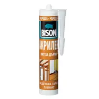 Лепило уплътнително Bison акрилно за дървени фуги  300 мл, череша, Wood Sealant
