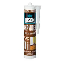 Лепило уплътнително Bison акрилно за дървени фуги  300 мл, махагон, Wood Sealant