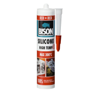 Силикон лепило Bison уплътнително термо- и маслоустойчиво  280 мл, Silicone High Temp - product - 006 PRK 132