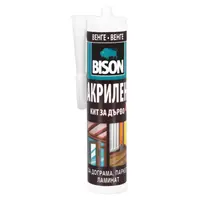 Лепило уплътнително Bison акрилно за дървени фуги  300 мл, венге, Wood Sealant