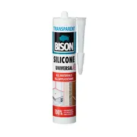 Силикон лепило Bison уплътнително универсално  280 мл, прозрачно, Universal
