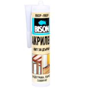 Лепило уплътнително Bison акрилно за дървени фуги  300 мл, явор, Wood Sealant - product - 006 PRK 3287