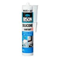 Санитарен силиконов уплътнител Bison  280 мл, кафяв, Sanitary