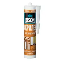 Лепило уплътнително Bison акрилно за дървени фуги  300 мл, череша, Wood Sealant