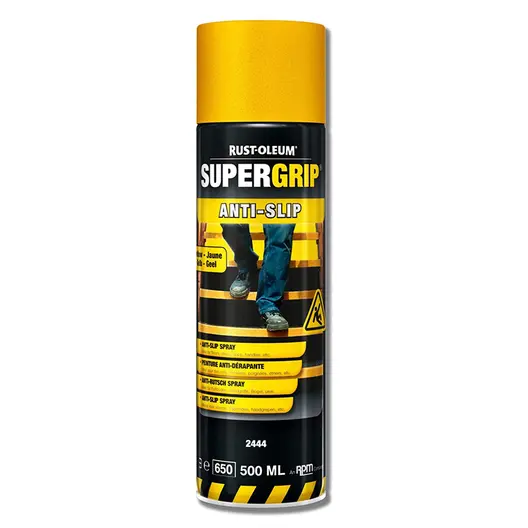 Спрей противоплъзгащ Rust-Oleum  0.5 л, флуоресцентно жълт, SuperGrip Anti-Slip