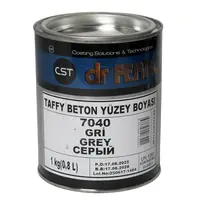 Боя CST за бетон  1 кг, сива, RAL 7040, Dr.Decor Taffy