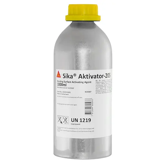 Грунд за силикон и полиуретан Sika контактен концентрат  1 л, прозрачен, Aktivator-205