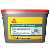 Течна хидроизолационна мембрана Sika за баня  22 кг, светлосива, Sikalastic 260