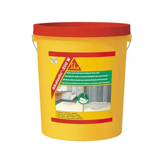 Течна хидроизолационна мембрана Sika течна за баня  5 кг, сива, Sikalastic-200 W