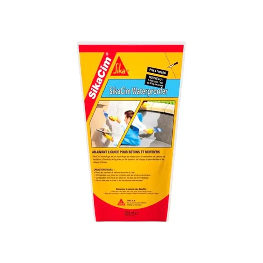 Добавка за водоплътност Sika за строителни смеси  0.45 кг, SikaCim WaterProofer